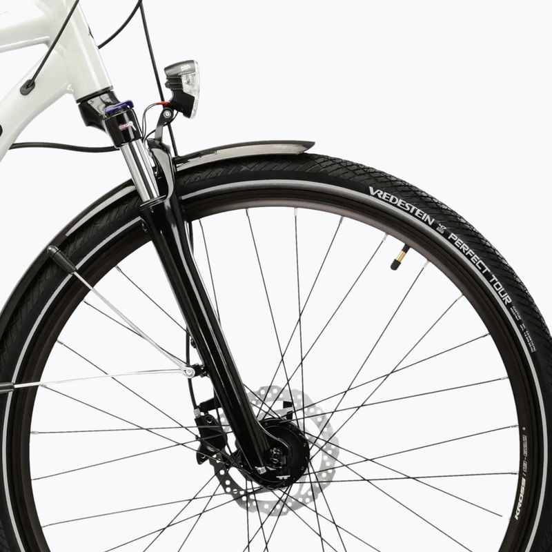 Мъжки трекинг велосипед KROSS Trans 5.0 gray/navy blue/gloss 6