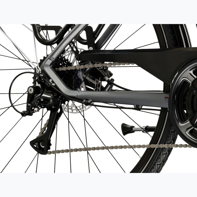 Мъжки трекинг велосипед KROSS Trans 4.0 grey/black/matt 8