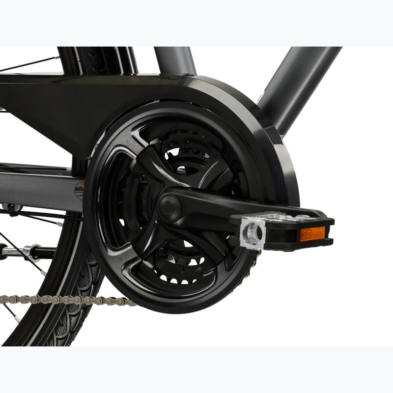 Мъжки трекинг велосипед KROSS Trans 4.0 grey/black/matt 9