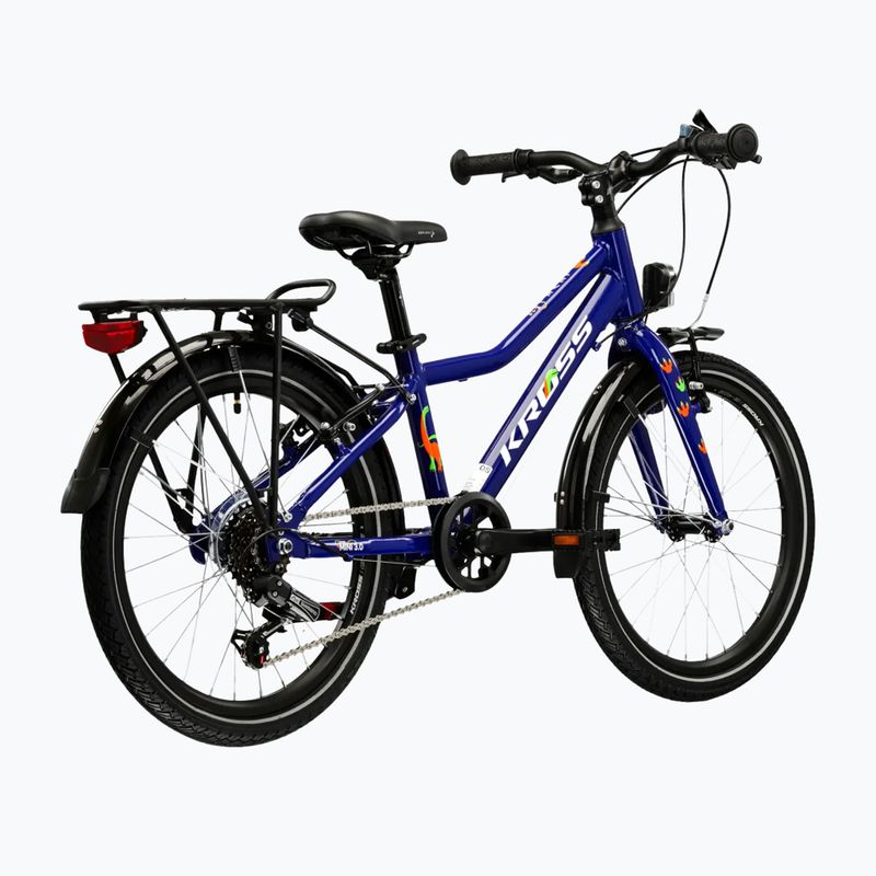 Детски велосипед KROSS Level Mini 3.0 Eq navy blue/white/gloss 3