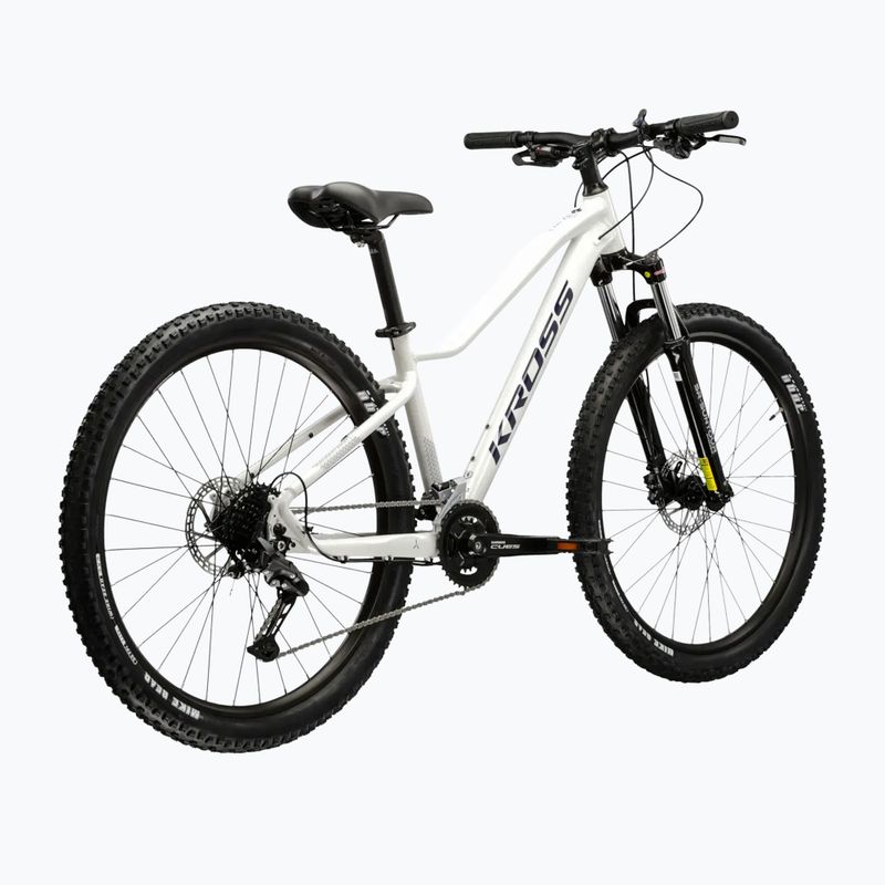 Дамски планински велосипед KROSS Lea 5.0 29" gray/dark blue/shiny 3
