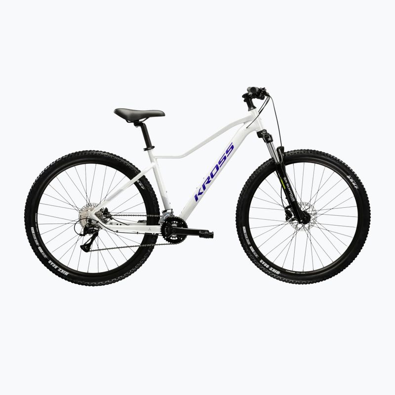 Дамски планински велосипед KROSS Lea 4.0 W 27.5 pearl/violet/shiny