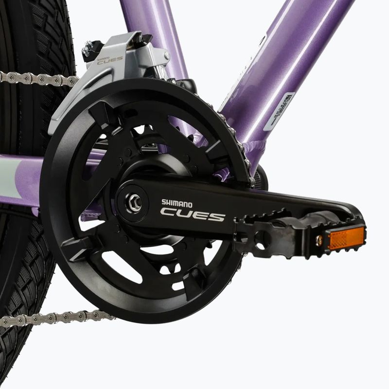 Дамски крос велосипед KROSS Evado 5.0 W purple/black/shiny 9