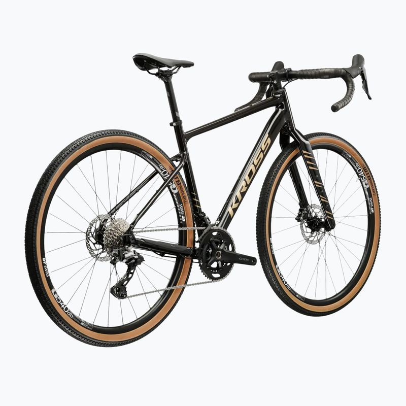 Гравел велосипед KROSS Esker 6.0 black/gold/gloss 3