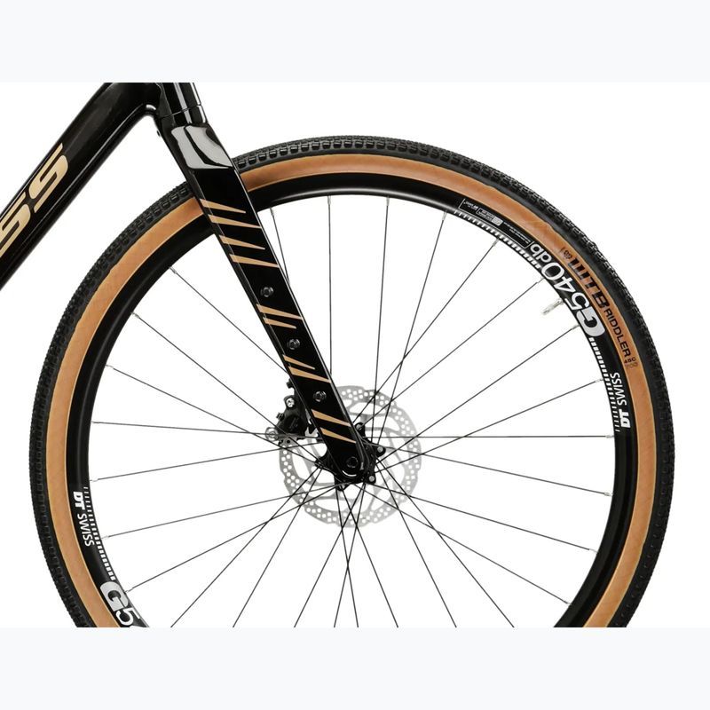 Гравел велосипед KROSS Esker 6.0 black/gold/gloss 7