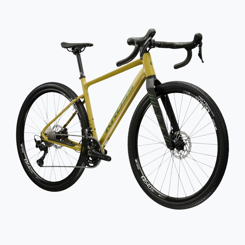 Гравел велосипед KROSS Esker 6.0 brown/green/matte 2