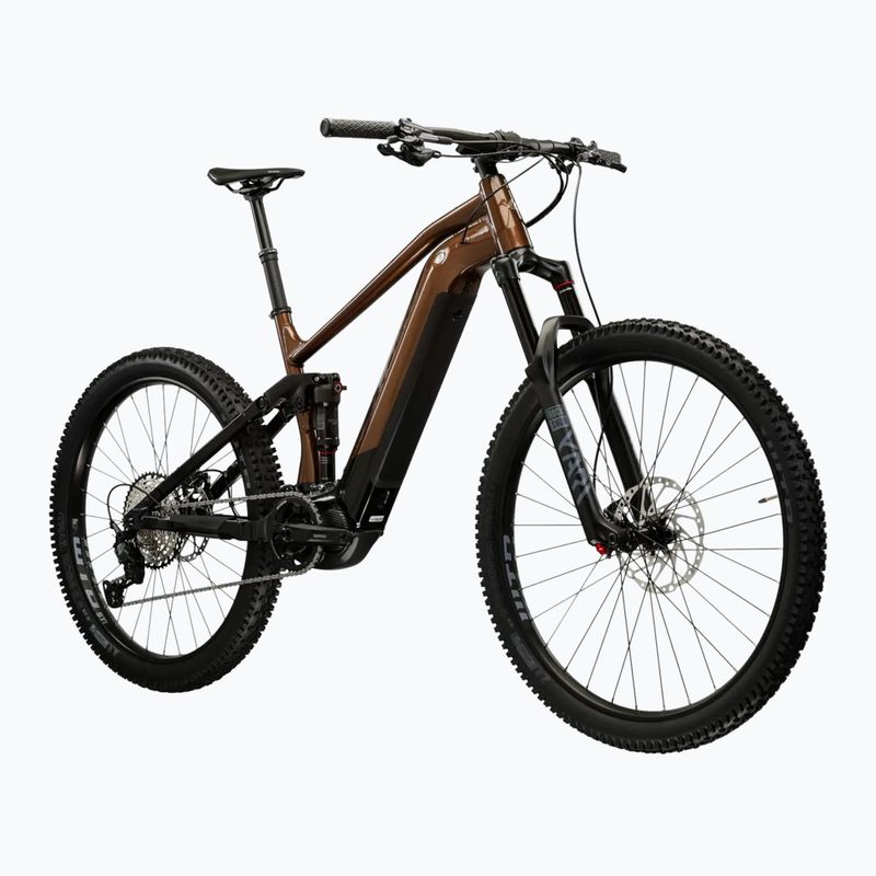 Мъжки електрически велосипед KROSS Grist Boost 3.0 el. 630 Wh brown/black/shiny 2