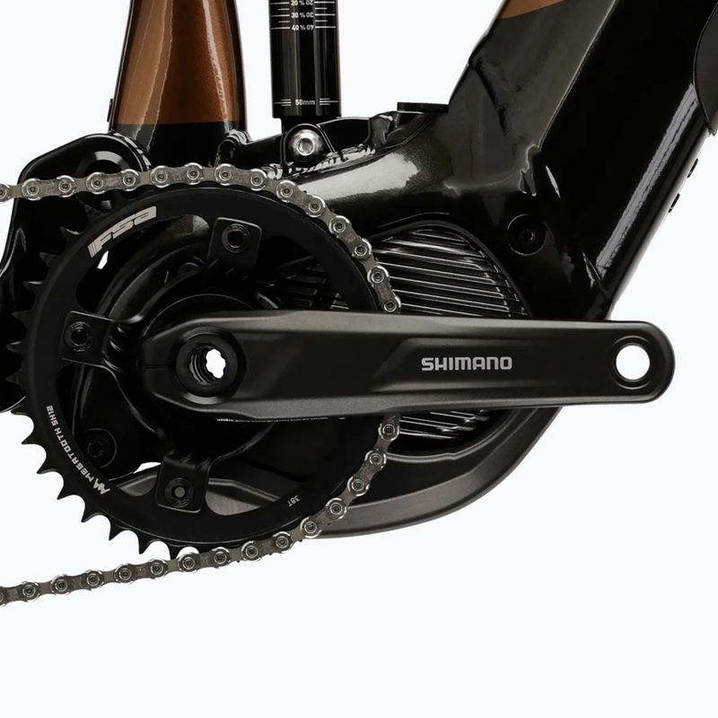 Мъжки електрически велосипед KROSS Grist Boost 3.0 el. 630 Wh brown/black/shiny 10