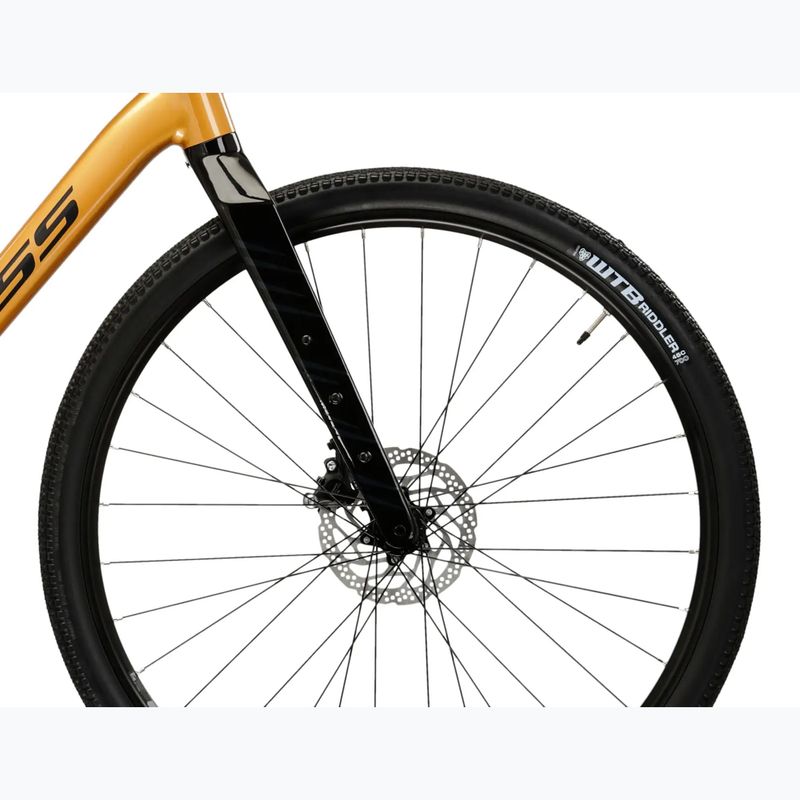 Гравел велосипед KROSS Esker 5.0 gold/graphite 7
