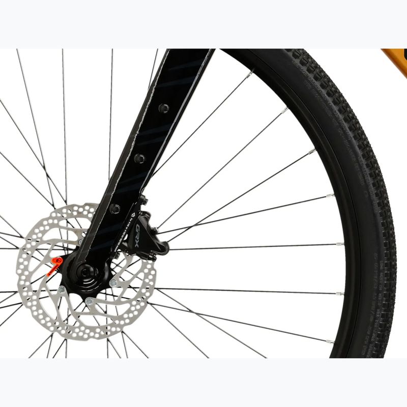 Гравел велосипед KROSS Esker 5.0 gold/graphite 8
