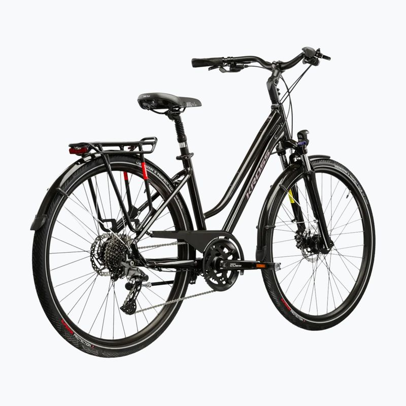 Дамски трекинг велосипед KROSS Trans 7.0 black/pink/gloss 3