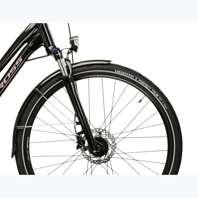 Дамски трекинг велосипед KROSS Trans 7.0 black/pink/gloss 6