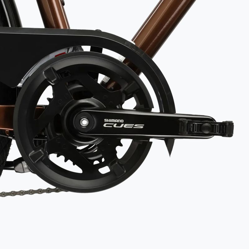 Трекинг велосипед KROSS Trans 5.0 brown/silver/shiny 10