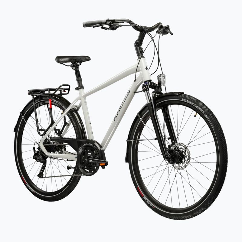 Трекинг велосипед KROSS Trans 5.0 grey/navy blue/shiny 2
