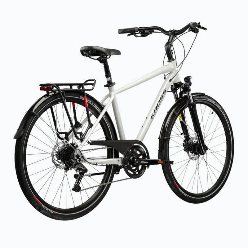 Трекинг велосипед KROSS Trans 5.0 grey/navy blue/shiny 3