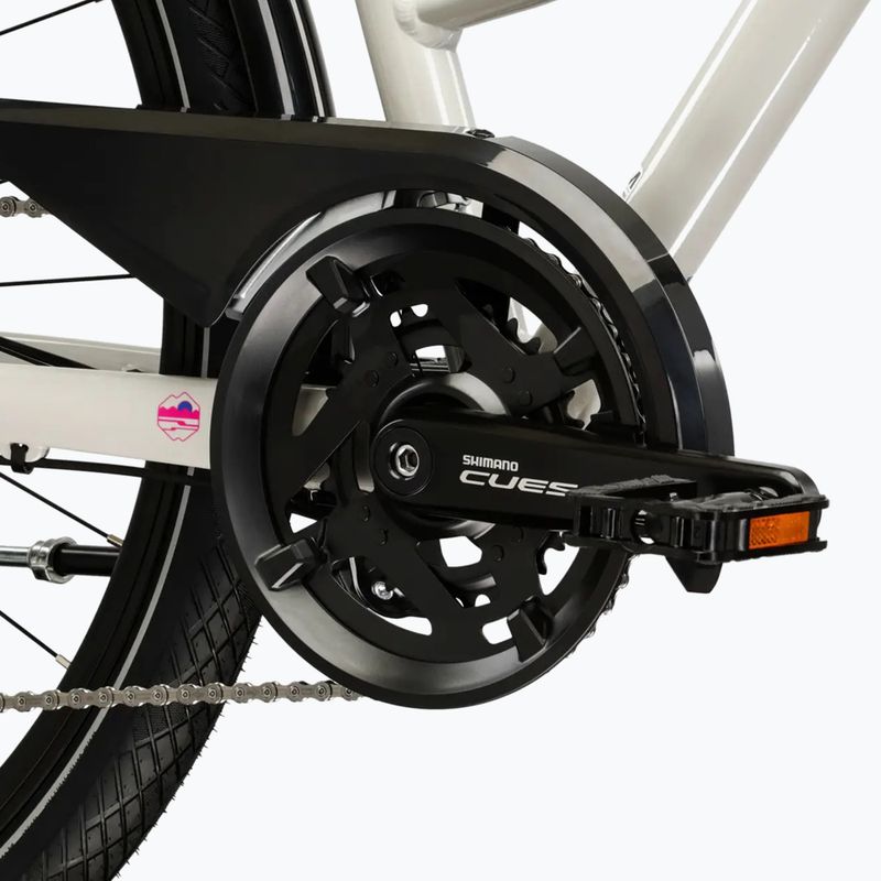 Дамски трекинг велосипед KROSS Trans 5.0 W grey/pink/shiny 9