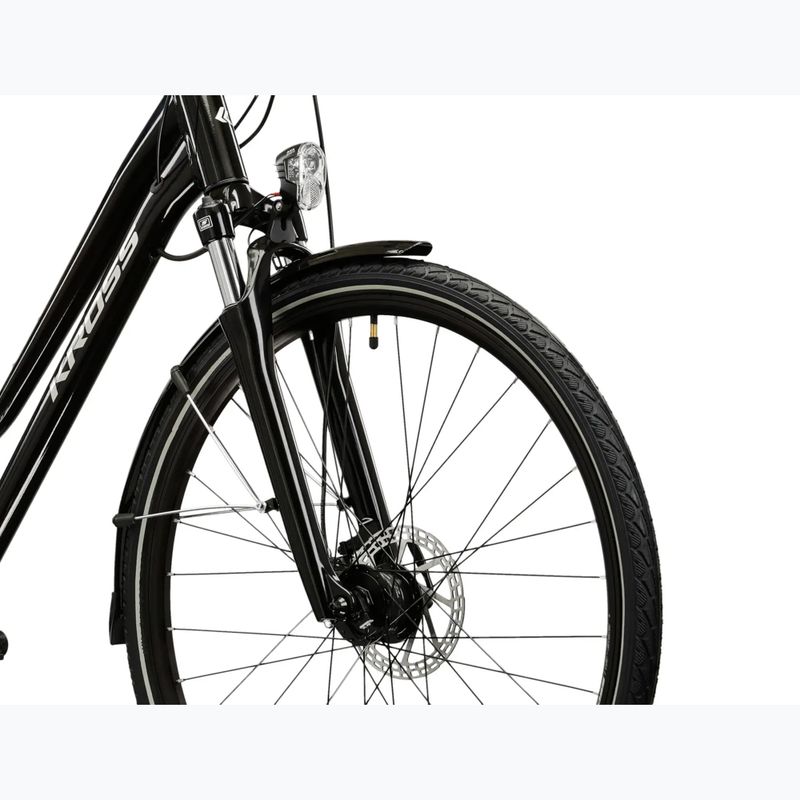 Дамски трекинг велосипед KROSS Trans 4.0 W black/silver/shiny 5