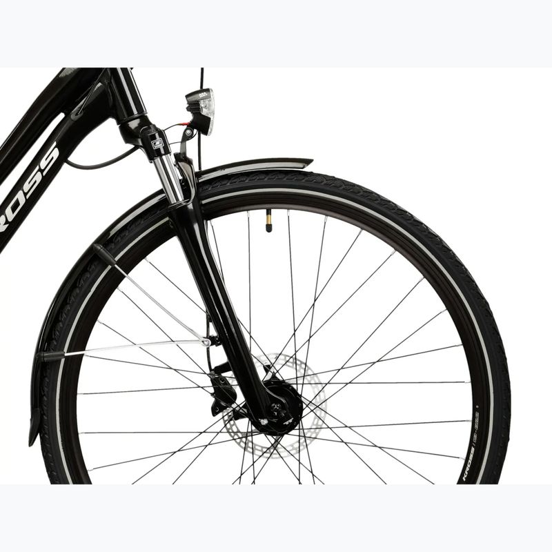 Дамски трекинг велосипед KROSS Trans 4.0 W black/silver/shiny 6