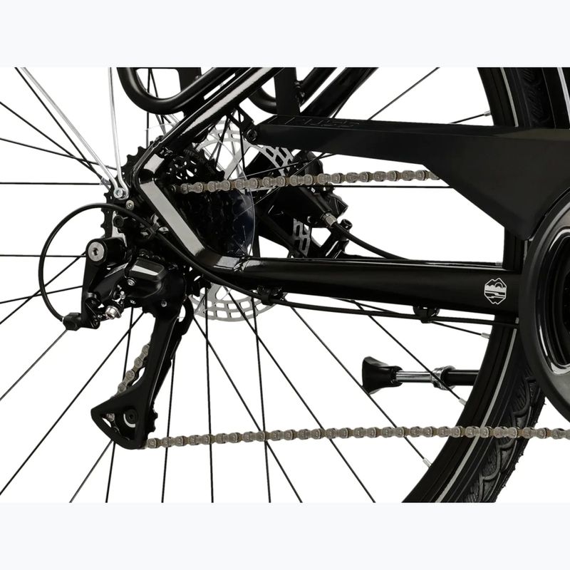Дамски трекинг велосипед KROSS Trans 4.0 W black/silver/shiny 8