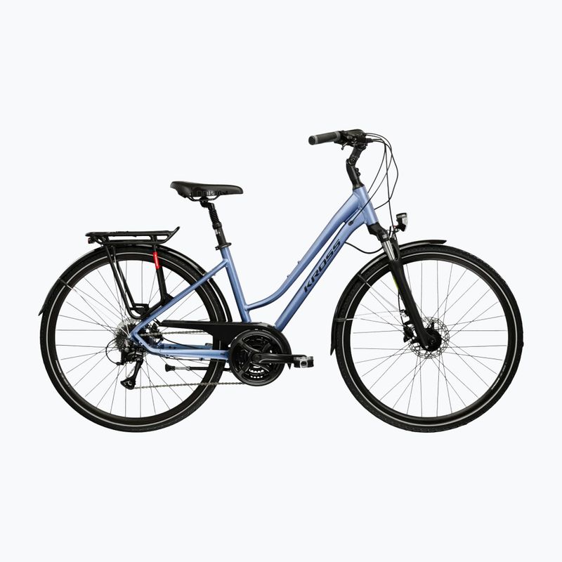 Дамски трекинг велосипед KROSS Trans 4.0 blue/black/matte