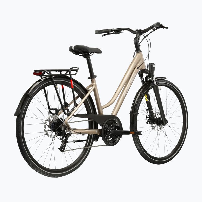 Дамски трекинг велосипед KROSS Trans 3.0 brown/silver/matte 3