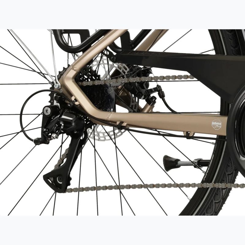 Дамски трекинг велосипед KROSS Trans 3.0 brown/silver/matte 8