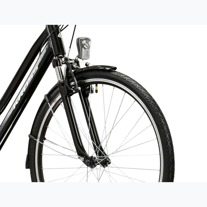 Дамски трекинг велосипед KROSS Trans 1.0 black/silver/gloss 5