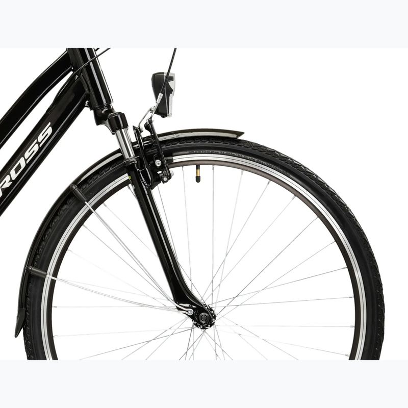 Дамски трекинг велосипед KROSS Trans 1.0 black/silver/gloss 6