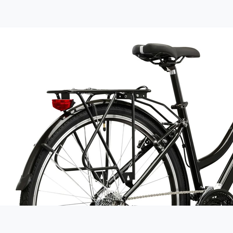 Дамски трекинг велосипед KROSS Trans 1.0 black/silver/gloss 10