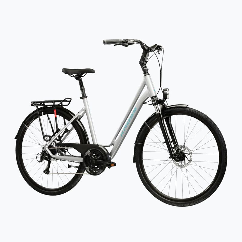Градски велосипед KROSS Sentio 3.0 silver/steel/glossy 2