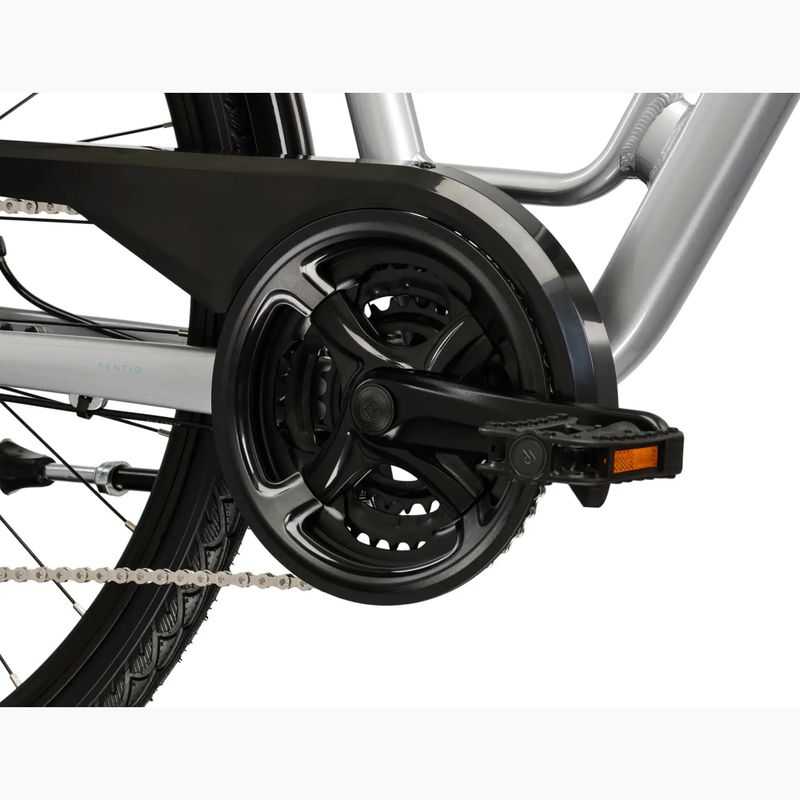 Градски велосипед KROSS Sentio 3.0 silver/steel/glossy 8