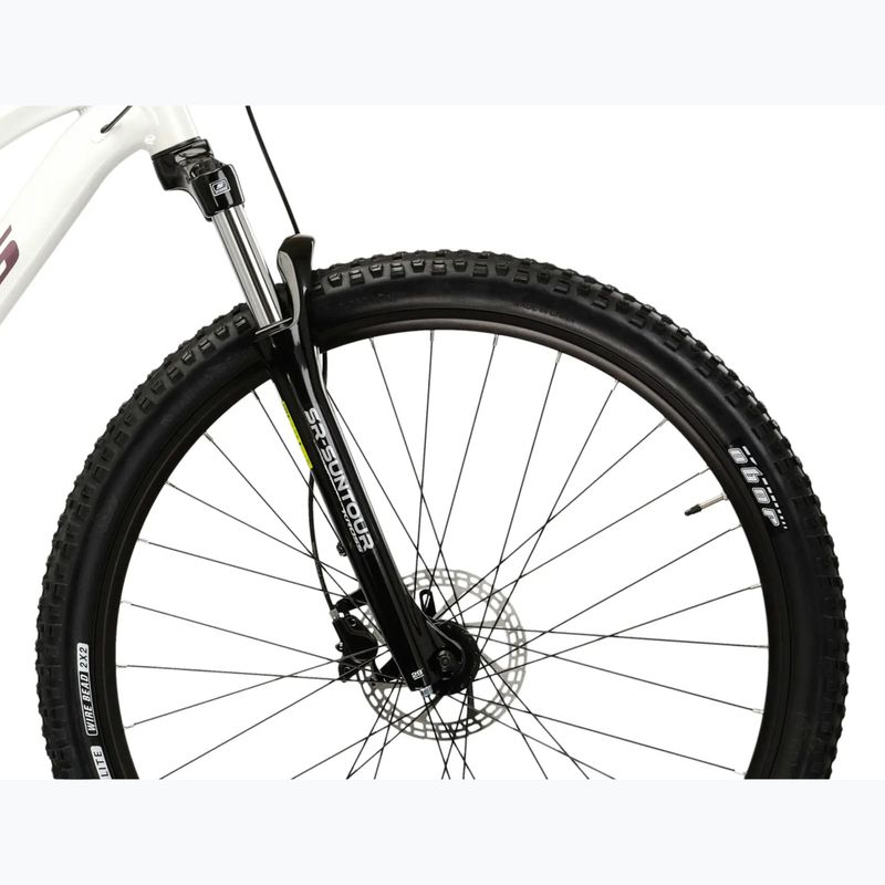 Дамски планински велосипед KROSS Lea 4.0 W 27.5 white/purple/glossy 6