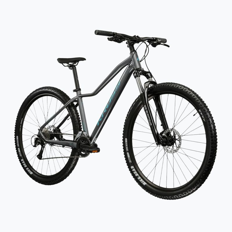 Дамски планински велосипед KROSS Lea 4.0 W 27.5 grey/turquoise/shiny 2