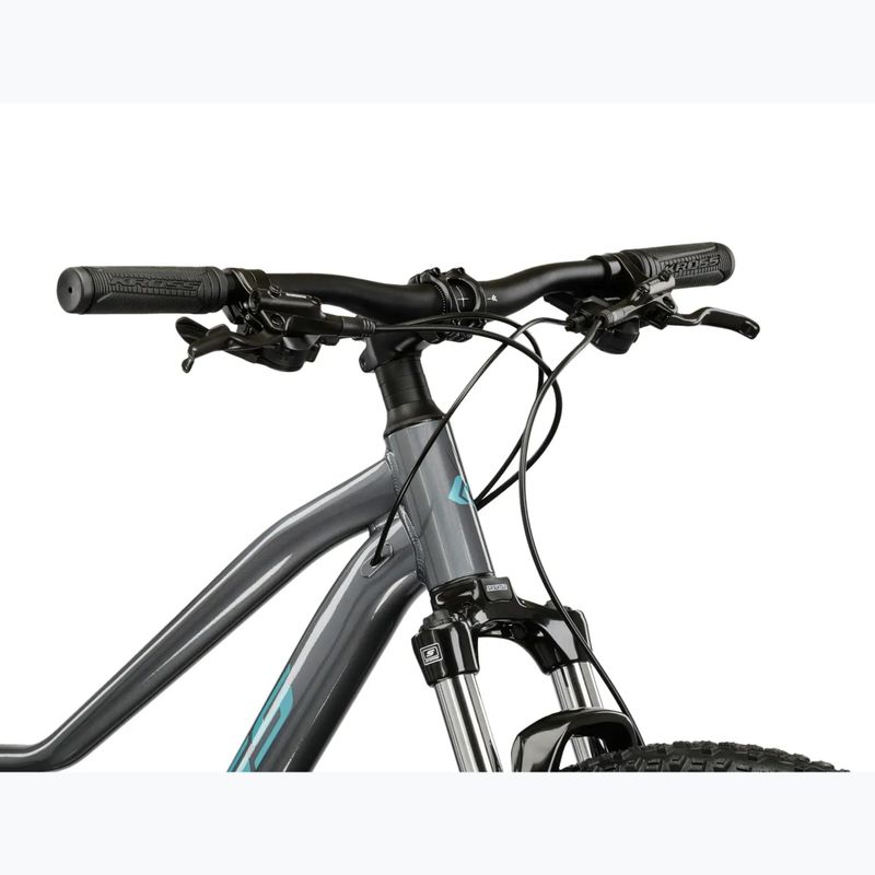 Дамски планински велосипед KROSS Lea 4.0 W 27.5 grey/turquoise/shiny 4