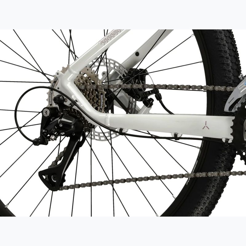 Дамски планински велосипед KROSS Lea 3.0 W 29 white/pink/shiny 8