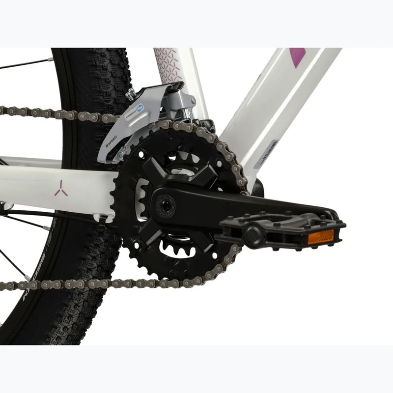 Дамски планински велосипед KROSS Lea 3.0 W 29 white/pink/shiny 9