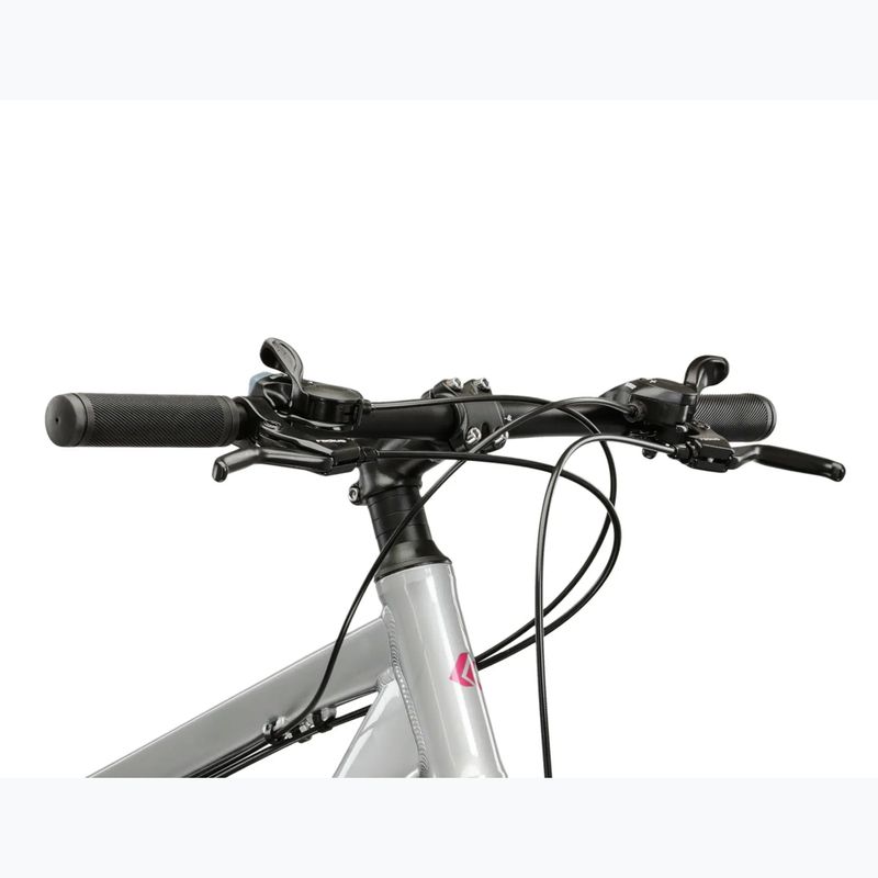 Дамски планински велосипед KROSS Lea 1.0 silver/white/gloss 4