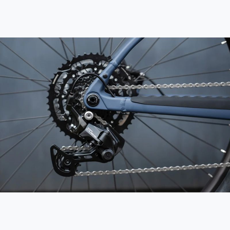 Дамски електрически велосипед KROSS Influx Hyb 1.0 720Wh blue/graphite/matte 15
