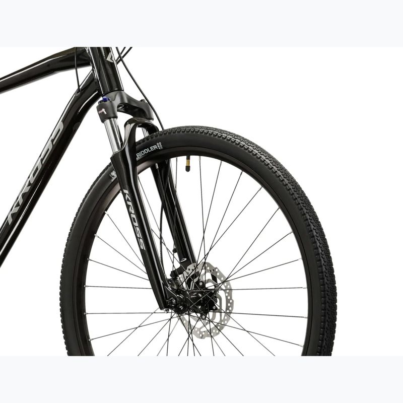Крос велосипед KROSS Evado 7.0 black/silver/shiny 5