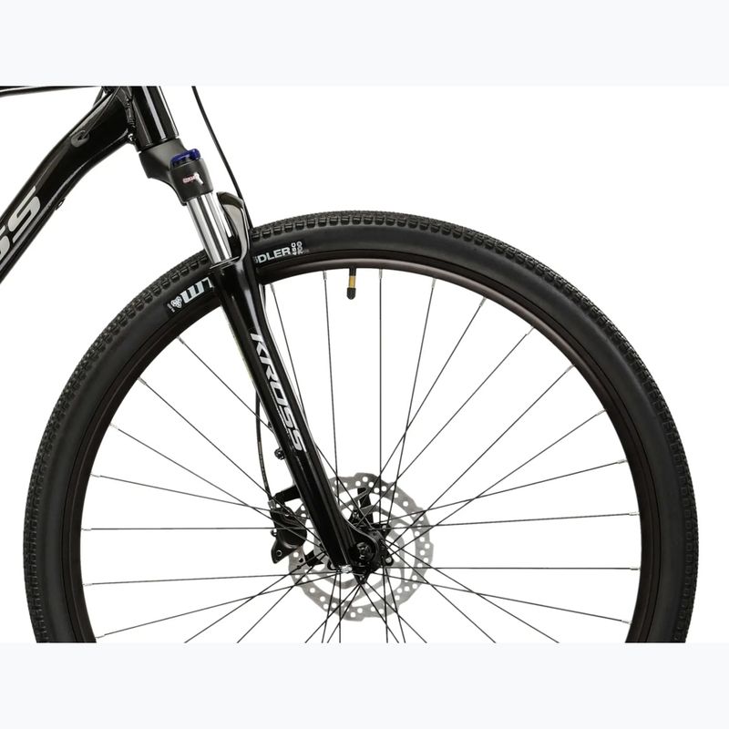 Крос велосипед KROSS Evado 7.0 black/silver/shiny 6