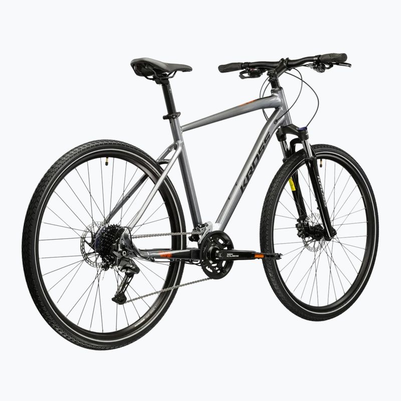 Велосипед за кросфит KROSS Evado 5.0 grey/black/glossy 3