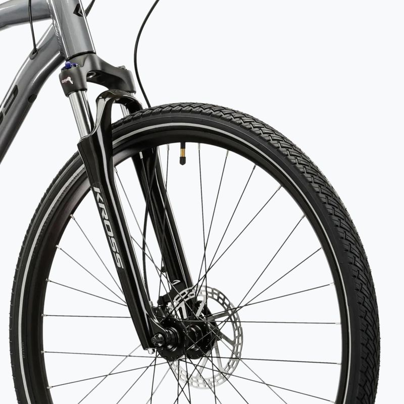 Велосипед за кросфит KROSS Evado 5.0 grey/black/glossy 5