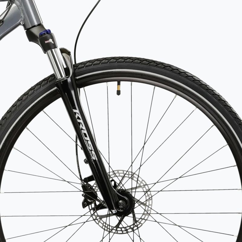 Велосипед за кросфит KROSS Evado 5.0 grey/black/glossy 6