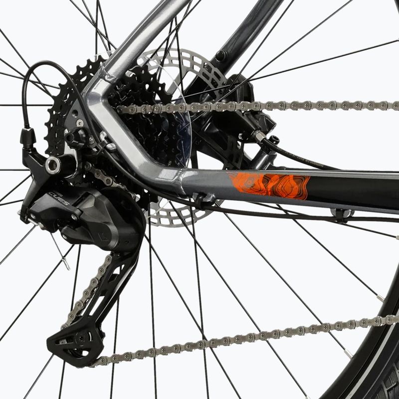 Велосипед за кросфит KROSS Evado 5.0 grey/black/glossy 8