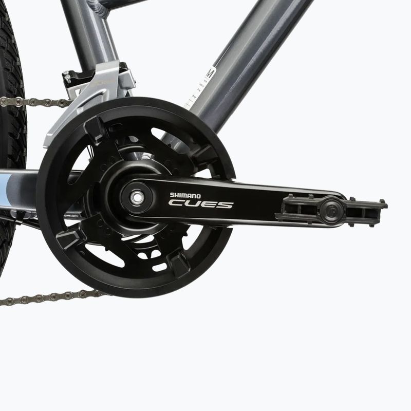 Дамски велосипед за кросфит KROSS Evado 5.0 grey/blue/gloss 10