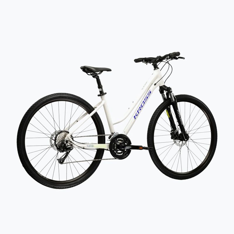 Дамски крос велосипед KROSS Evado 4.0 W gray/navy blue 3