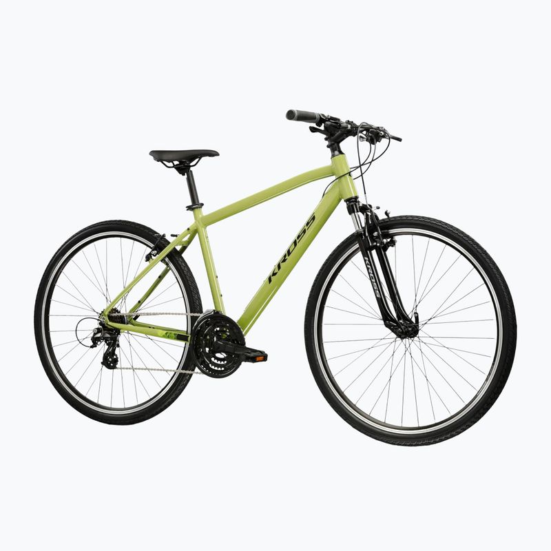 Крос велосипед KROSS Evado 2.0 khaki/black 2