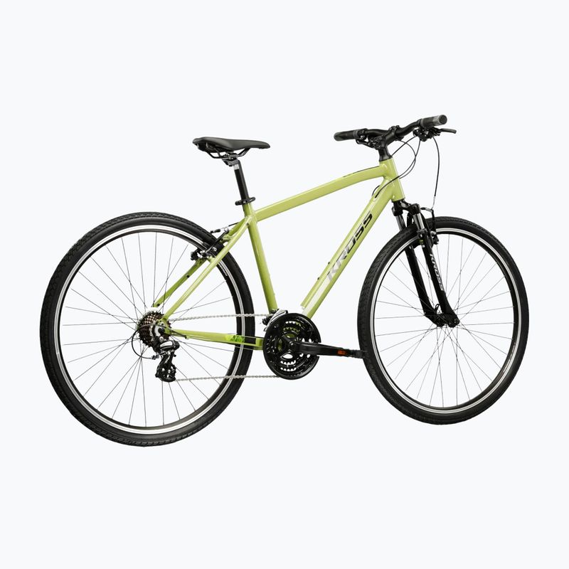 Крос велосипед KROSS Evado 2.0 khaki/black 3