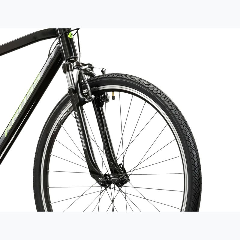 Крос велосипед KROSS Evado 2.0 black/green 4