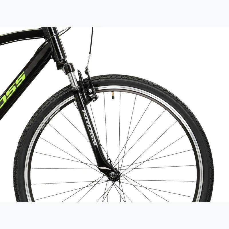 Крос велосипед KROSS Evado 2.0 black/green 5